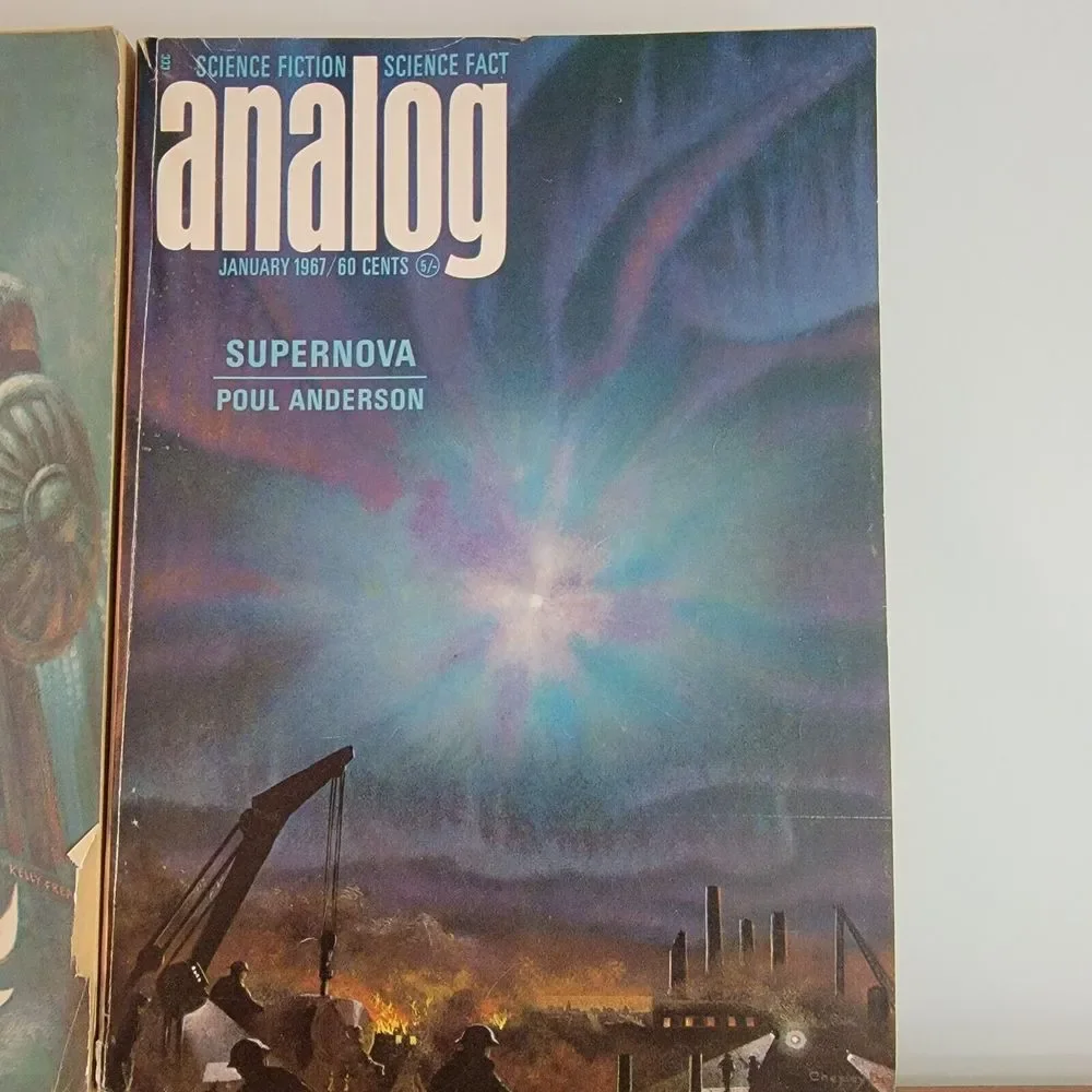 1966 Science Fiction Book Lot 5 Analog Paperbook‎ Books